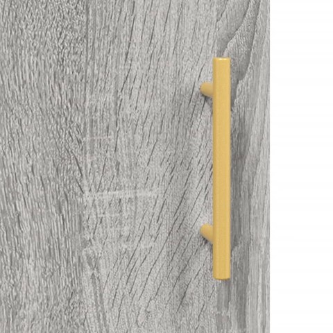 VidaXL Witrynka szary dąb sonoma 69,5x34x180cm materiał drewnopochodny VidaXL Witrynka szary dąb sonoma 69,5x34x180cm materiał drewnopochodny