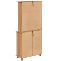 Hutch vidaXL 'ASKIM'w kolorze miodowym 91x40x199.5 cm z drewna sosnowego, Hutch vidaXL 'ASKIM'91x30x104 cm z drewna sosnowego, K