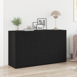 VidaXL Kredens Czarny dąb Drewno inżynieryjne 120 x 36 x 69 cm