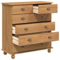 VidaXL Komoda 'ASKIM'91x40x95.5 cm Lite drewno sosnowe