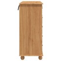 VidaXL Komoda 'ASKIM'91x40x95.5 cm Lite drewno sosnowe