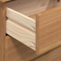 VidaXL Komoda 'ASKIM'91x40x95.5 cm Lite drewno sosnowe