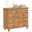VidaXL Komoda z szufladami 'ASKIM'Miodowa 91x40x79 cm Lite drewno sosnowe