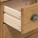 VidaXL Komoda z szufladami 'ASKIM'Miodowa 91x40x79 cm Lite drewno sosnowe