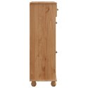 VidaXL Szafka na buty "ASKIM" 85x35x108 cm z litego drewna sosnowego