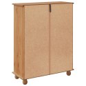 VidaXL Szafka na buty "ASKIM" 85x35x108 cm z litego drewna sosnowego