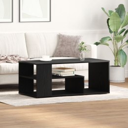 Stolik kawowy vidaXL Czarny Dąb 100x50x40 cm z materiału drewnopochodnego
