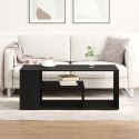 Stolik kawowy vidaXL Czarny Dąb 100x50x40 cm z materiału drewnopochodnego