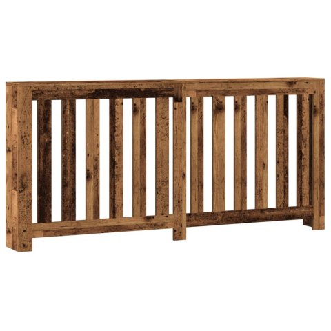 VidaXL Osłona na grzejnik, stare drewno, 175x20x82 cm VidaXL Osłona na grzejnik, stare drewno, 175x20x82 cm