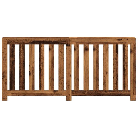 VidaXL Osłona na grzejnik, stare drewno, 175x20x82 cm VidaXL Osłona na grzejnik, stare drewno, 175x20x82 cm