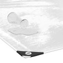 VidaXL Przezroczysta plandeka z oczkami 2x6 m PVC