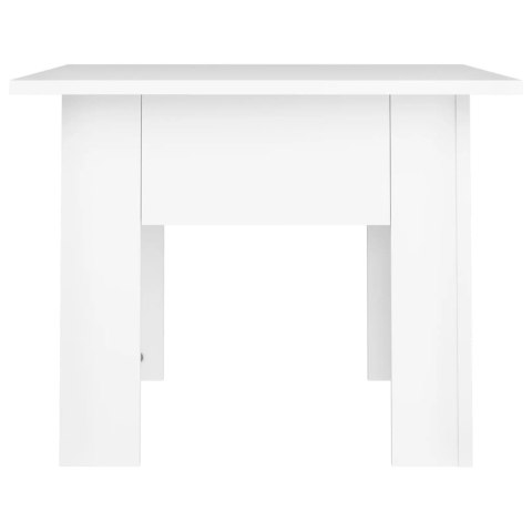 VidaXL Stolik kawowy, biały, 55x55x42 cm, materiał drewnopochodny VidaXL Stolik kawowy, biały, 55x55x42 cm, materiał drewnopochodny