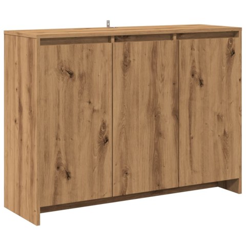 VidaXL Szafka, dąb artisan, 102x33x75 cm, materiał drewnopochodny VidaXL Szafka, dąb artisan, 102x33x75 cm, materiał drewnopochodny