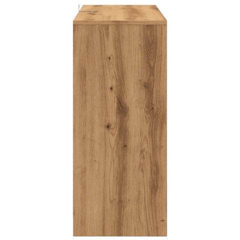 VidaXL Szafka, dąb artisan, 102x33x75 cm, materiał drewnopochodny VidaXL Szafka, dąb artisan, 102x33x75 cm, materiał drewnopochodny