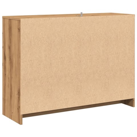 VidaXL Szafka, dąb artisan, 102x33x75 cm, materiał drewnopochodny VidaXL Szafka, dąb artisan, 102x33x75 cm, materiał drewnopochodny