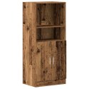 VidaXL Szafka kuchenna, stare drewno, 57x41,5x131,5 cm