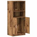 VidaXL Szafka kuchenna, stare drewno, 57x41,5x131,5 cm