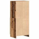 VidaXL Szafka kuchenna, stare drewno, 57x41,5x131,5 cm