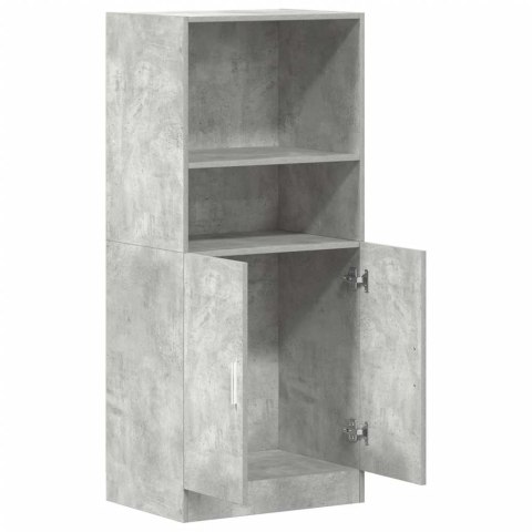 VidaXL Szafka kuchenna, szarość betonu, 57x41,5x131,5 cm VidaXL Szafka kuchenna, szarość betonu, 57x41,5x131,5 cm