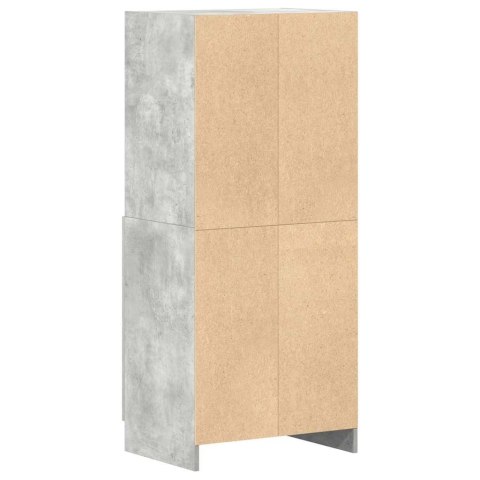 VidaXL Szafka kuchenna, szarość betonu, 57x41,5x131,5 cm VidaXL Szafka kuchenna, szarość betonu, 57x41,5x131,5 cm