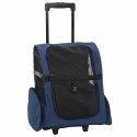 VidaXL Wózek dla zwierząt 3 w 1 Design Niebieski 48x32x57 cm Tkanina Oxford