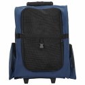 VidaXL Wózek dla zwierząt 3 w 1 Design Niebieski 48x32x57 cm Tkanina Oxford