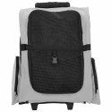 VidaXL Wózek dla zwierząt 3 w 1 Design Szary 48x32x57 cm Tkanina Oxford