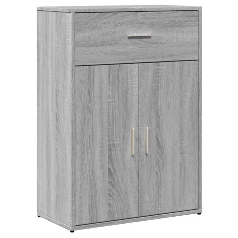 VidaXL Komoda, szary dąb sonoma, 60x30x84 cm, materiał drewnopochodny VidaXL Komoda, szary dąb sonoma, 60x30x84 cm, materiał drewnopochodny