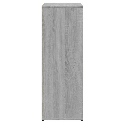 VidaXL Komoda, szary dąb sonoma, 60x30x84 cm, materiał drewnopochodny VidaXL Komoda, szary dąb sonoma, 60x30x84 cm, materiał drewnopochodny