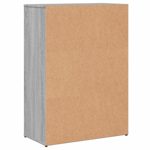 VidaXL Komoda, szary dąb sonoma, 60x30x84 cm, materiał drewnopochodny VidaXL Komoda, szary dąb sonoma, 60x30x84 cm, materiał drewnopochodny