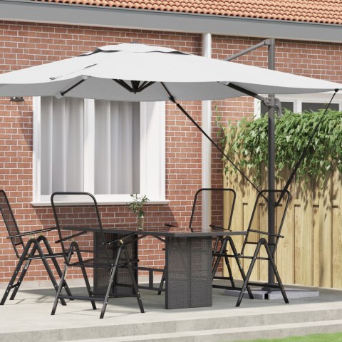 VidaXL Parasol Patio Piasek Daszek z poliesteru 3m