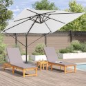 VidaXL Parasol Patio Piasek Daszek z poliesteru 3m