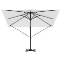 VidaXL Parasol Patio Piasek Daszek z poliesteru 3m