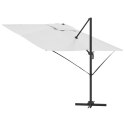 VidaXL Parasol Patio Piasek Daszek z poliesteru 3m