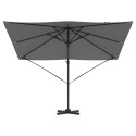 VidaXL Parasol Wahadłowy Roma Antracytowy 286x285x265 cm Aluminium