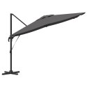 VidaXL Parasol Wahadłowy Roma Antracytowy 286x285x265 cm Aluminium