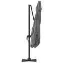 VidaXL Parasol Wahadłowy Roma Antracytowy 286x285x265 cm Aluminium