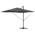 VidaXL Parasol Wysięgnikowy - Antracytowy Antracytowy Poliester Duży