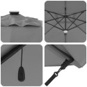 VidaXL Parasol Wysięgnikowy - Antracytowy Antracytowy Poliester Duży
