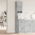 VidaXL Szafka kuchenna w betonie szarym 35x50x180 cm z płyty wiórowej