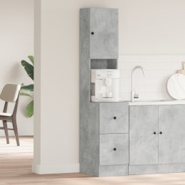 VidaXL Szafka kuchenna w betonie szarym 35x50x180 cm z płyty wiórowej