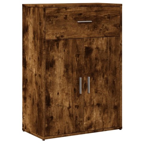 VidaXL Szafka, przydymiony dąb, 60x30x84 cm, materiał drewnopochodny VidaXL Szafka, przydymiony dąb, 60x30x84 cm, materiał drewnopochodny