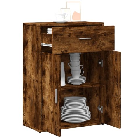 VidaXL Szafka, przydymiony dąb, 60x30x84 cm, materiał drewnopochodny VidaXL Szafka, przydymiony dąb, 60x30x84 cm, materiał drewnopochodny