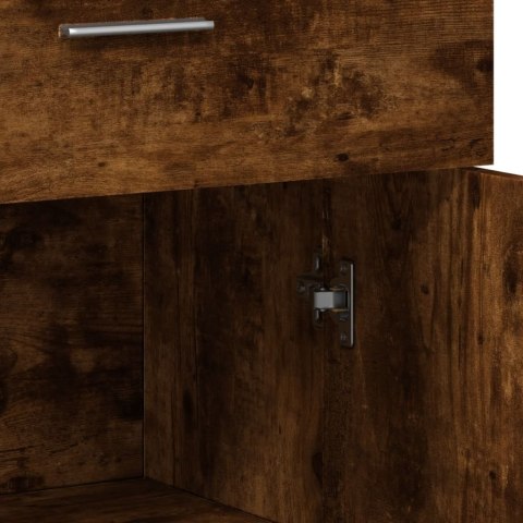VidaXL Szafka, przydymiony dąb, 60x30x84 cm, materiał drewnopochodny VidaXL Szafka, przydymiony dąb, 60x30x84 cm, materiał drewnopochodny