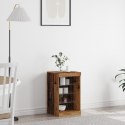 VidaXL Komoda z Oświetleniem LED Stare Drewno 41x37x67 cm