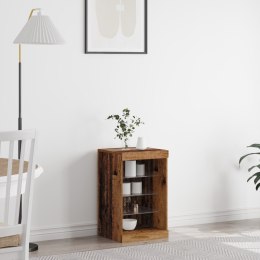 VidaXL Komoda z Oświetleniem LED Stare Drewno 41x37x67 cm