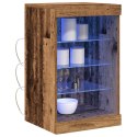 VidaXL Komoda z Oświetleniem LED Stare Drewno 41x37x67 cm