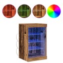 VidaXL Komoda z Oświetleniem LED Stare Drewno 41x37x67 cm