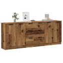 VidaXL Komody 3 szt., stare drewno 60x30x70 cm materiał drewnopochodny
