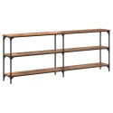 VidaXL Stół Konsolowy Stare Drewno 200x29x75 cm Drewno Inżynieryjne